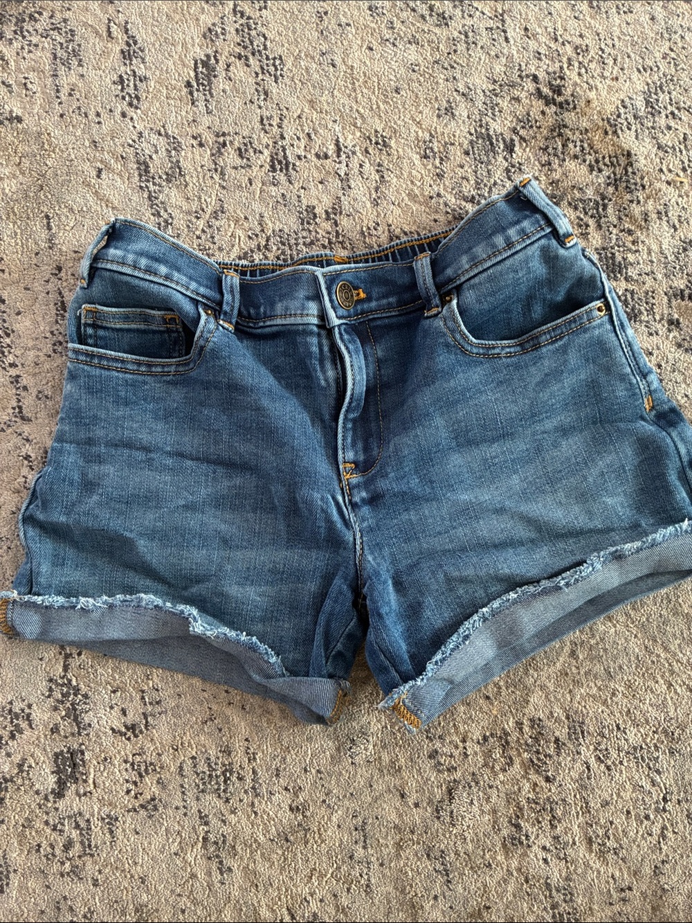 Blue Denim kids Cutoff Shorts crewcuts